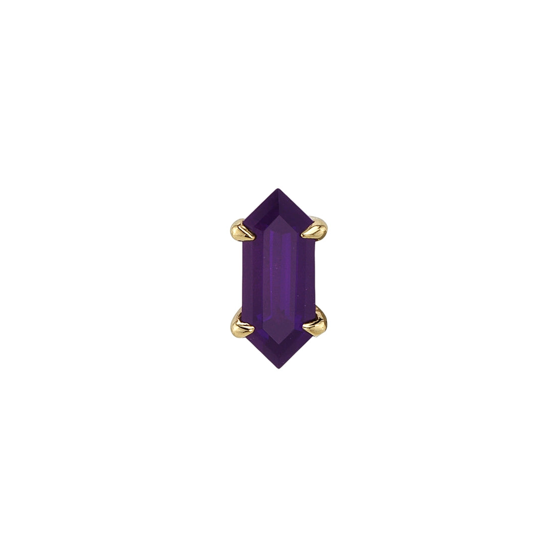 16g Threaded Deco Claw Prong End – Amethyst