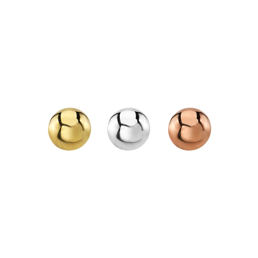 Threaded Gold Bead