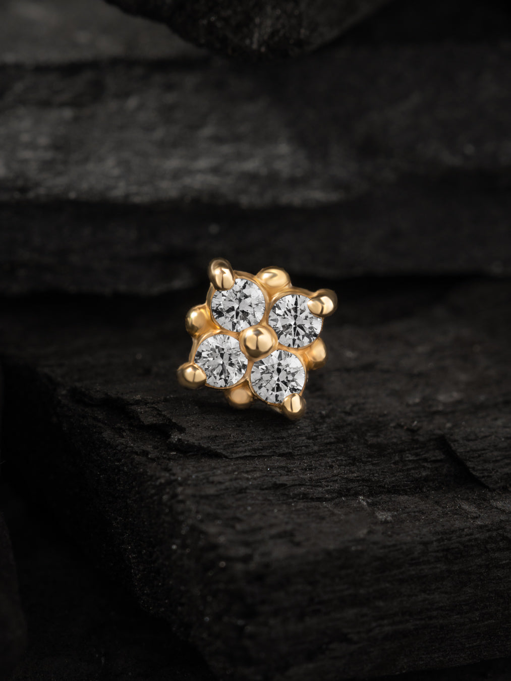 BVLA gold Reema white diamond