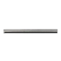 Straight threaded barbell on a white background