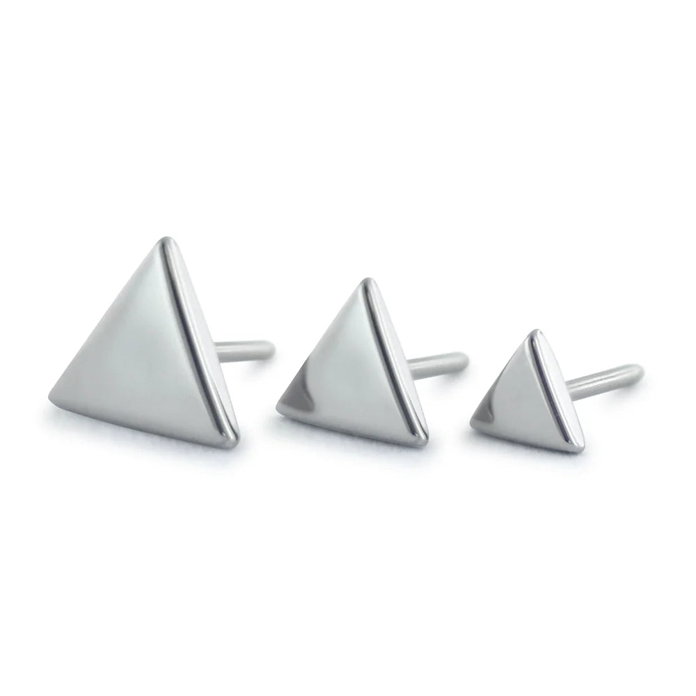 Titanium Threadless Triangle End
