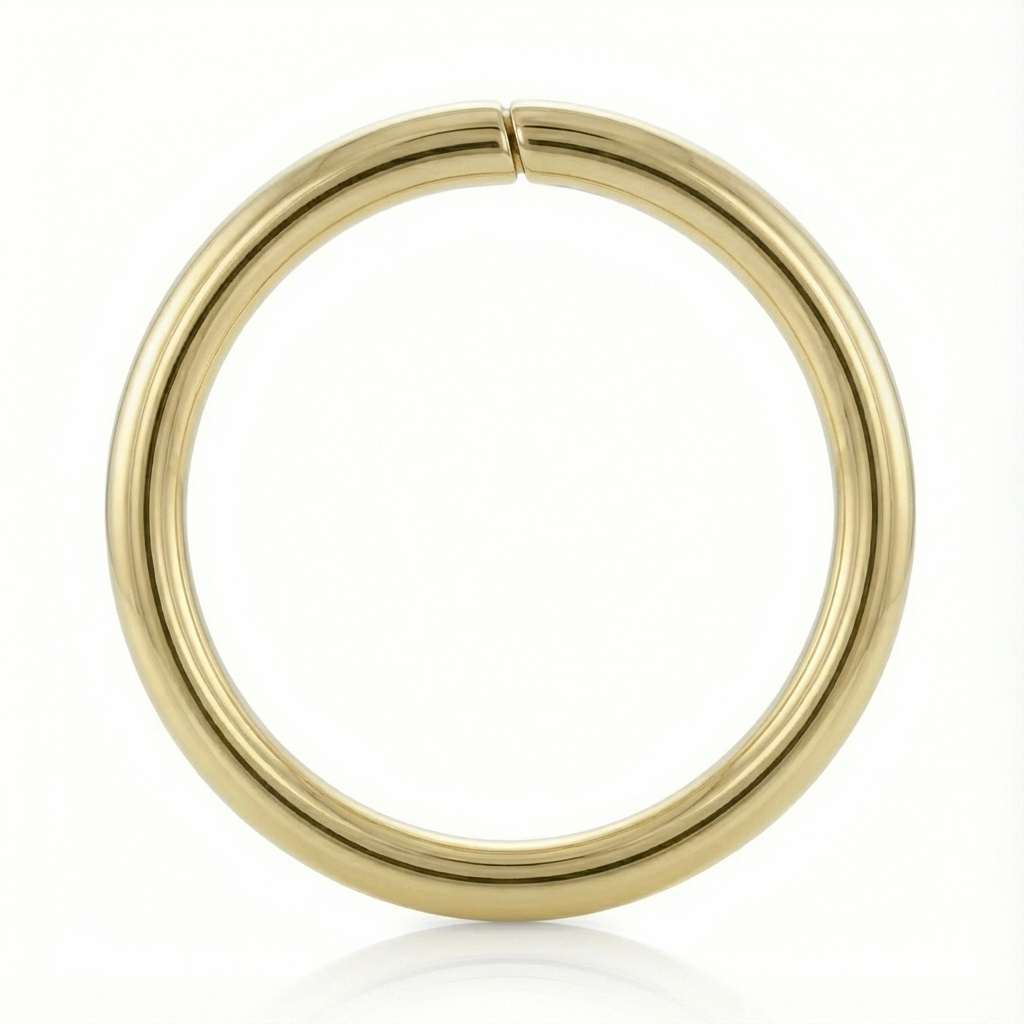 Yellow Gold Seam Ring