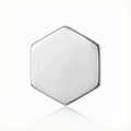 white gold hexagon