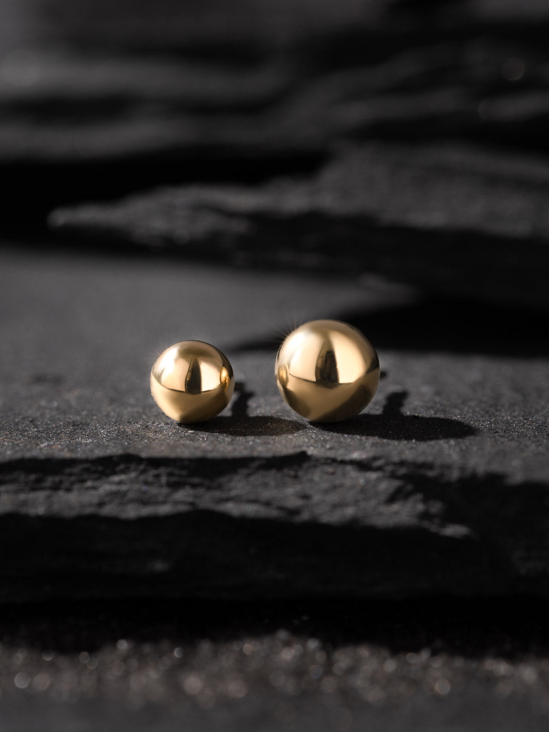 Threadless Gold Bead