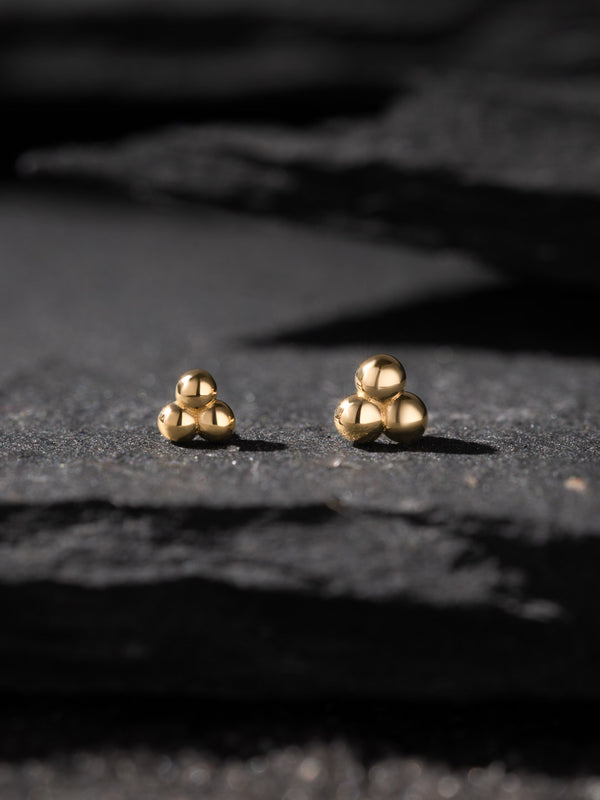 Threadless Tri Bead Cluster