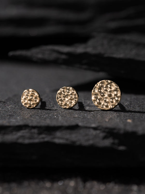 Threadless Hammered Round Disc